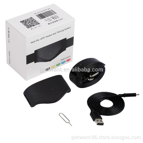 2016 new gms gps tracker pet collar with pet training collar